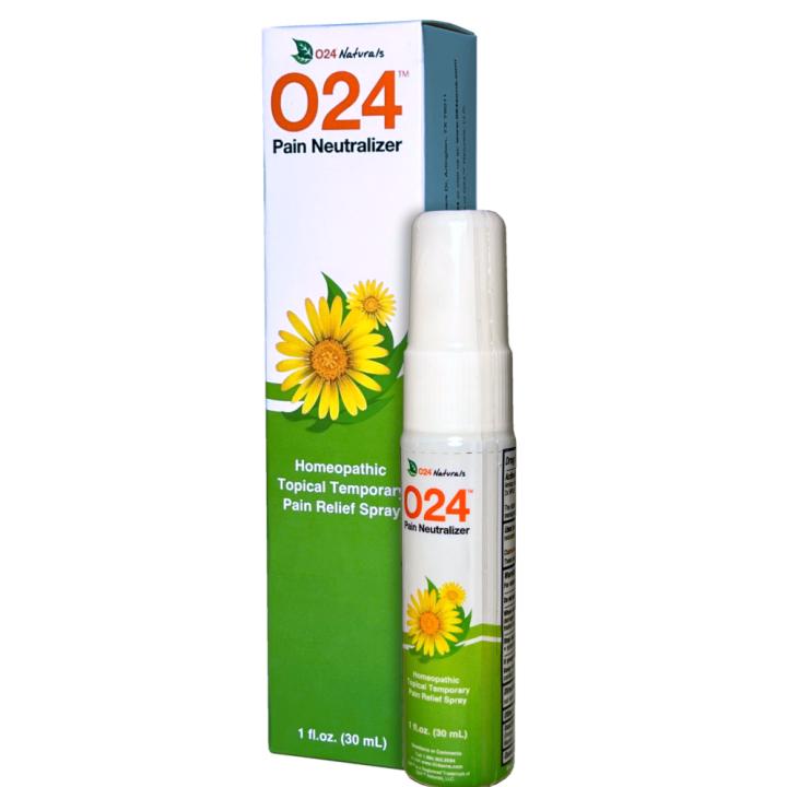 O24 Pain Neutralizer: Safe and Natural Topical Pain Relieving Spray